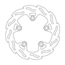 Flame Series Rear Brake Rotor Natural For Suzuki AN 400 2007-2009