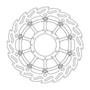 Floating Flame Front Left Brake Rotor Black For Honda CBR 1000 RR 2008-2015