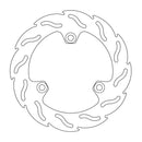 Flame Series Rear Brake Rotor Natural For Kawasaki EX 250 R 2008-2012