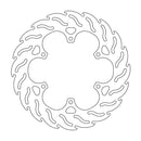 Flame Series Rear Brake Rotor Natural For Yamaha XT 1200 Z ABS 2010-2013