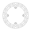 Halo Series Fixed Rear Round Brake Rotor Natural For Kawasaki KLV 1000 2004-2006