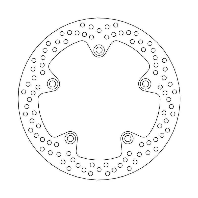 Halo Series Fixed Rear Round Brake Rotor Natural For BMW C 400 GT ABS 2019-2023