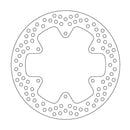 Halo Series Fixed Rear Round Brake Rotor Natural For Yamaha WR 250 X 2008-2011