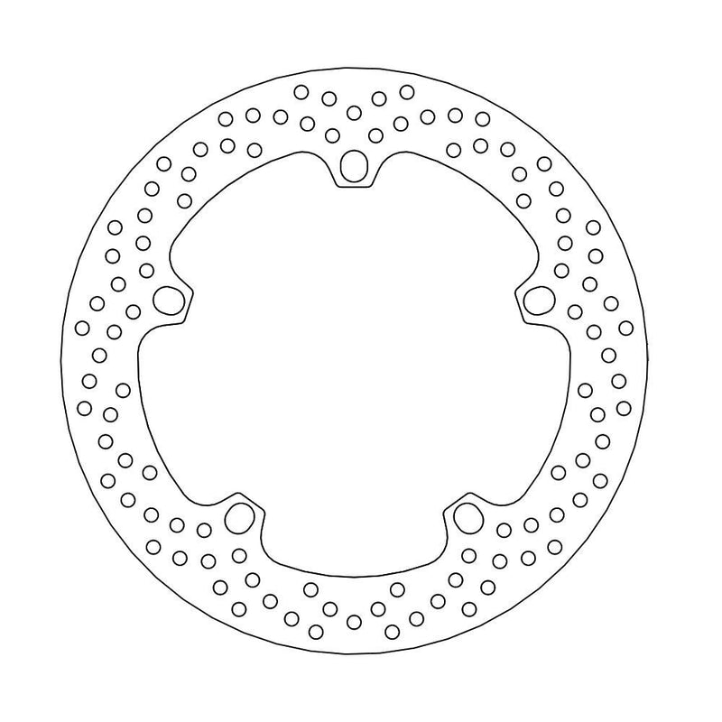 Halo Series Fixed Front Brake Rotor Silver For BMW K 1200 RS 1997-2000