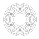 Halo Series Floating Brake Rotor Black For BMW K 1100 LT 1992-1998