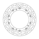 Halo Series Floating Brake Rotor Black For BMW F 800 GT ABS 2017-2020