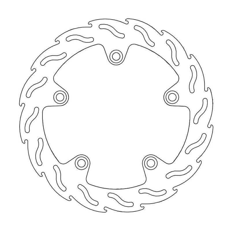 Flame Series Fixed Rear Brake Rotor For BMW F 750 GS ABS 2021-2023