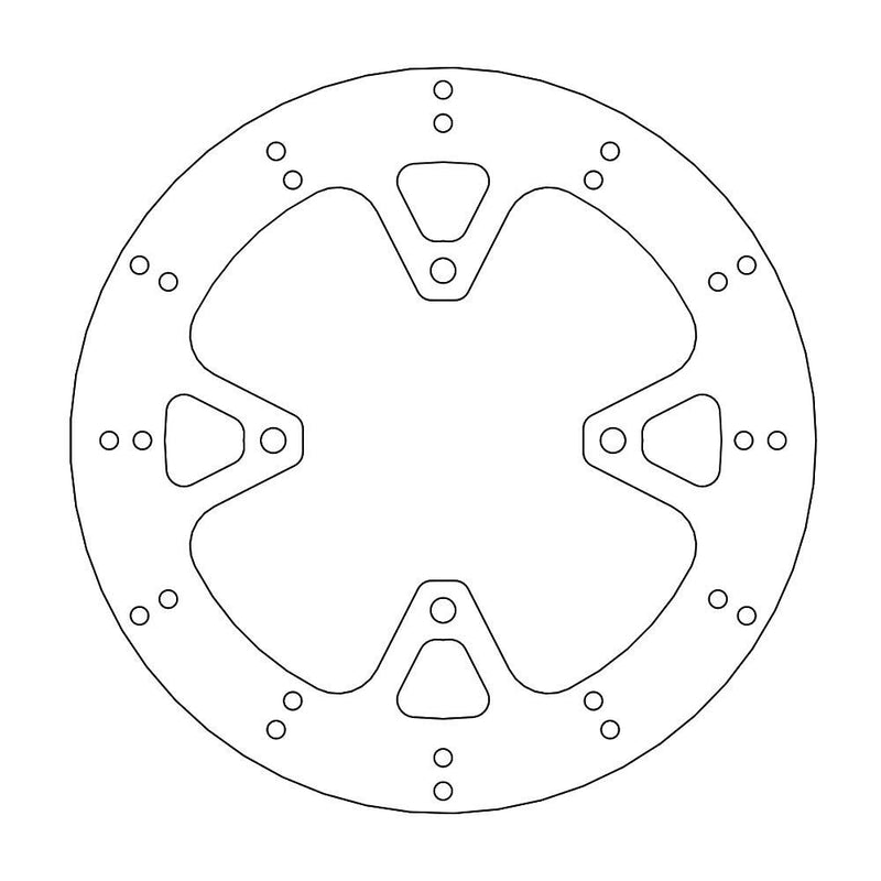 Standard Series Front Round ATV Brake Rotor For Arctic Cat (Textron) H1 700 EFI 4X4 2009-2010