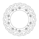 Floating Flame Front Left Brake Rotor Black For BMW F 800 R 2009-2012