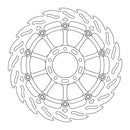 Floating Flame Front Right Brake Rotor Black For Ducati Desert X 950 ABS 2022-2023