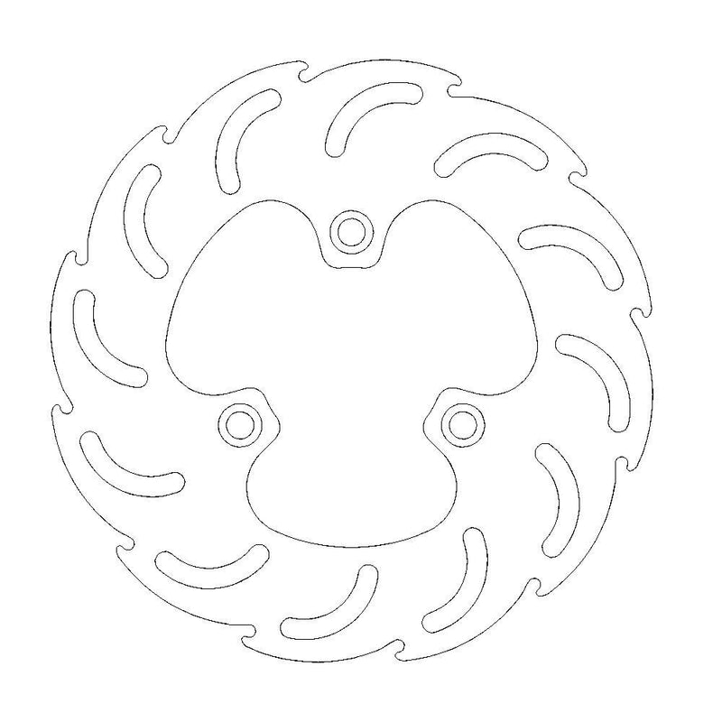 Flame Series Scooter Brake Rotor For Benelli 491 50 AC 2001-2004