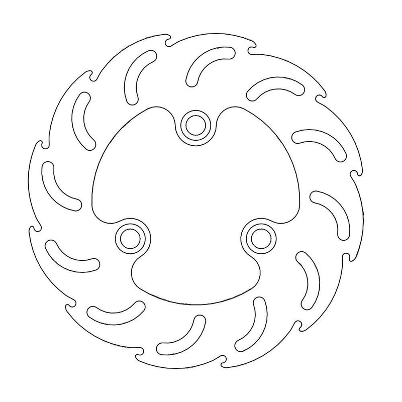 Flame Series Scooter Brake Rotor For Peugeot Speedfight 100 1998-2000