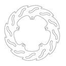 Flame Series Scooter Brake Rotor For Derbi Atlantis 50 4T 2006