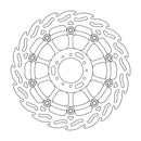 Floating Flame Front Left Brake Rotor Black For Honda CBR 600 F 1999-2000
