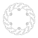 Flame Series Fixed Front Brake Rotor Silver For Honda SLR 650 1997-1998