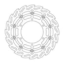 Floating Flame Front Left Brake Rotor Black For Yamaha FJR 1300 2003-2005