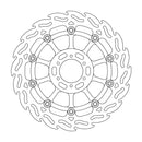 Floating Flame Front Right Brake Rotor Black For Honda CB 600 F 2004