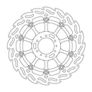 Floating Flame Front Right Brake Rotor Black For Honda CBR 600 F 1999-2000