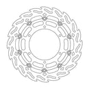 Floating Flame Front Right Brake Rotor Black For Yamaha FJR 1300 2003-2005