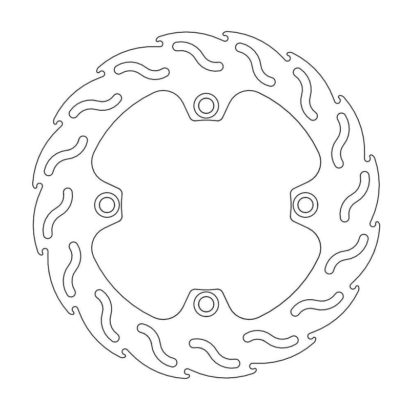 Flame Series Rear Brake Rotor Rear For Honda CB 500 F 2013-2016