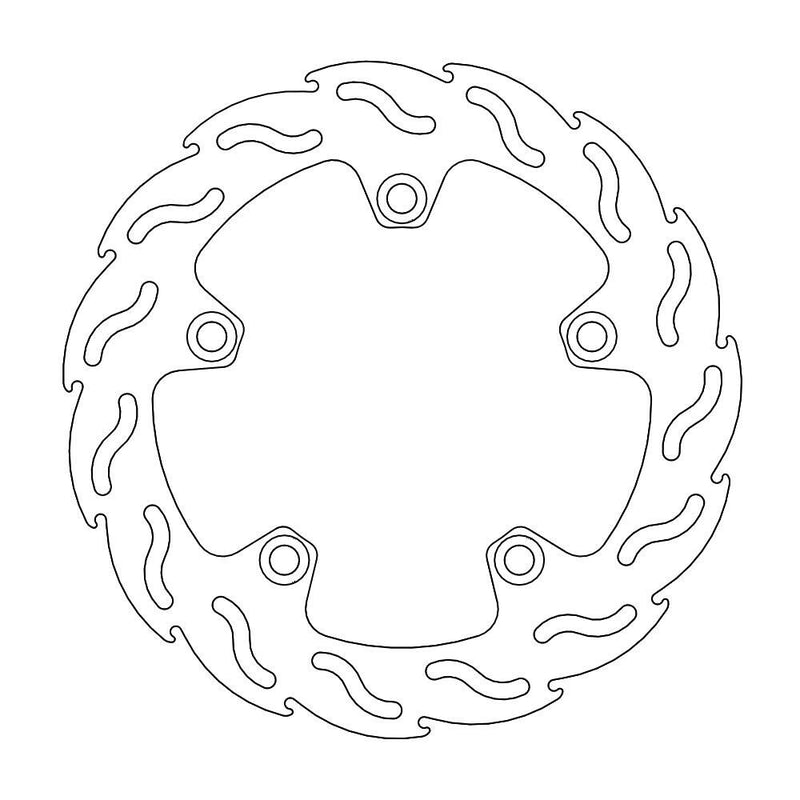 Flame Series Rear Brake Rotor Rear For Suzuki GSF 1200 2006