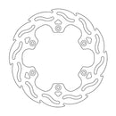 Flame Series Rear Brake Rotor Rear For Yamaha DT 125 E 1989-1990