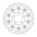 Flame Series Race Front Left Brake Rotor Black For Triumph Daytona 675 2006-2012