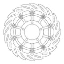 Flame Series Race Front Right Brake Rotor Black For Triumph Daytona 675 2006-2012