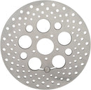 Stainless Steel Drilled Brake Rotor Ground For Harley Davidson FLHR 1584 2009-2010