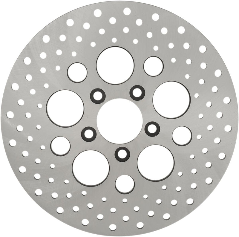 Stainless Steel Drilled Brake Rotor Ground For Harley Davidson FLD 1690 2013