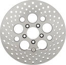 Stainless Steel Drilled Brake Rotor Ground For Harley Davidson FLHR 1584 2009-2011