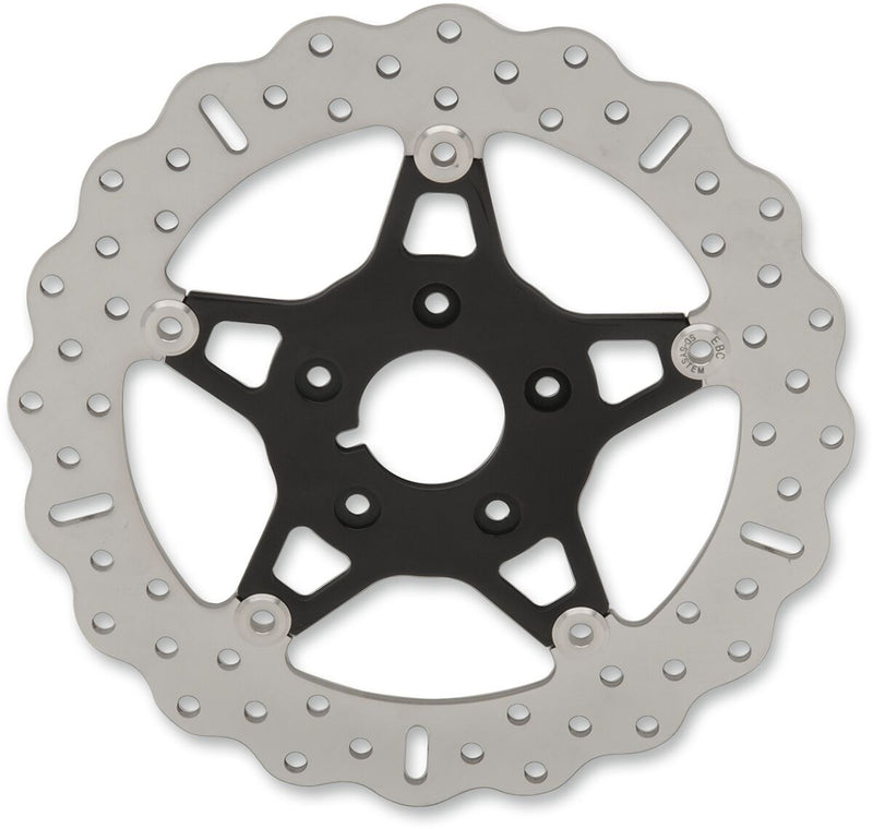 FSD Series Floating Contour Stainless Steel Front Brake Rotor For Big Twins For Harley Davidson FLST 1340 1987-1990