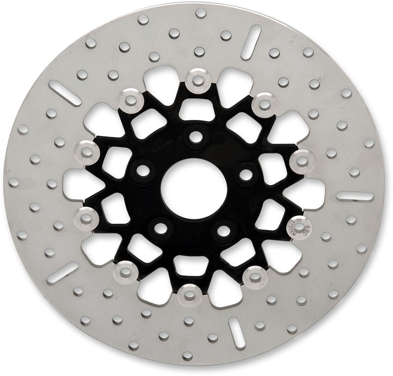 Custom Stainless Steel Floating Round Rear Brake Rotor For Harley Davidson FLST 1340 1987-1990