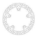 Halo Series Fixed Front Brake Rotor Silver For Honda VFR 1200 X 2016-2017