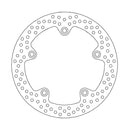 Flame Series Fixed Round Brake Rotor Natural