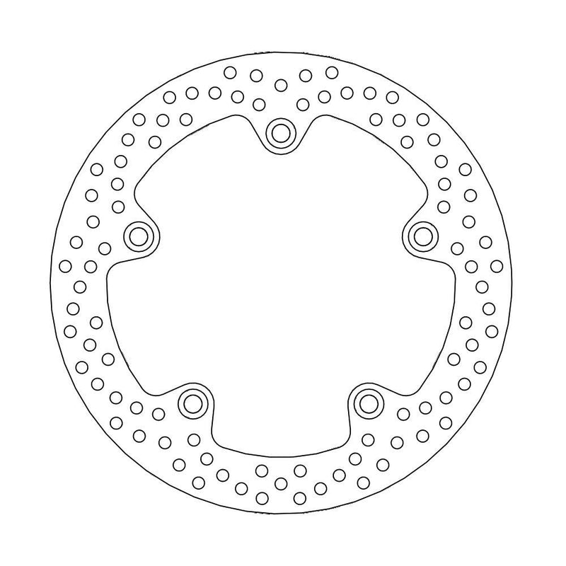Flame Series Fixed Round Brake Rotor Natural
