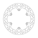 Halo Series Fixed Brake Rotor Silver