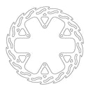 Flame Series Fixed Front Brake Rotor Silver For Yamaha WR 125 X 2009-2016