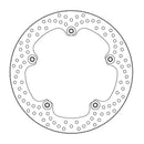 Halo Series Floating Brake Rotor Black For BMW R 1100 S 2004