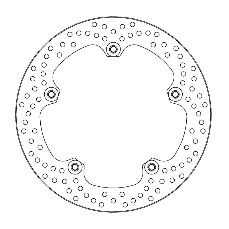 Halo Series Floating Brake Rotor Black For BMW R 1100 S 2004