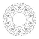 Floating Flame Front Right Brake Rotor Black For Yamaha YZF-R1 1000 2009-2014