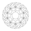 Floating Flame Front Left Brake Rotor Black For Triumph Daytona 675 2013-2015