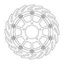 Floating Flame Front Left Brake Rotor Black For MV Agusta Turismo Veloce 800 RC ABS 2019-2020