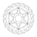 Floating Flame Front Right Brake Rotor Black For Ducati 848 EVO SE 2013