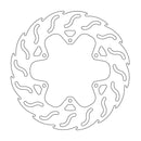 Flame Series Front Brake Rotor For Gilera FUOCO 500 I.E. 2007-2013