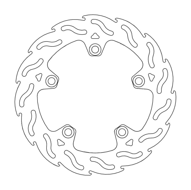 Flame Series Rear Brake Rotor Rear For Honda CTX 700 2014-2016