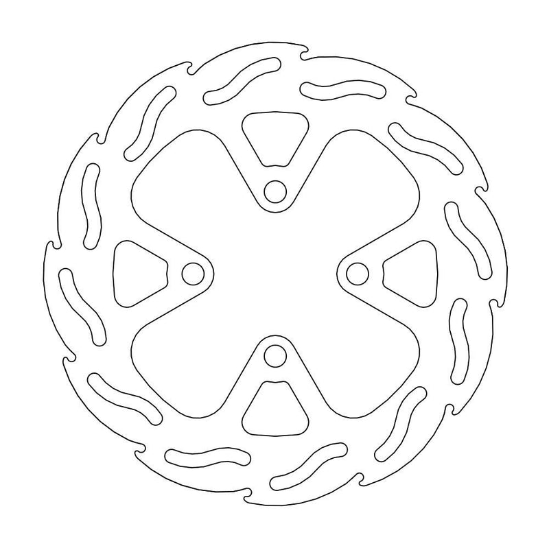 Flame Series Front Brake Rotor For Honda NSC 110 CBS 2021