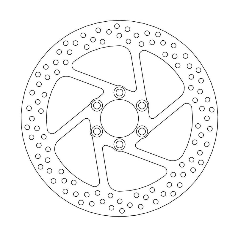 Halo Series Fixed Front Brake Rotor For Suzuki VS 1400 GLF 1987-1988