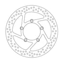 Halo Series Fixed Round Left Brake Rotor