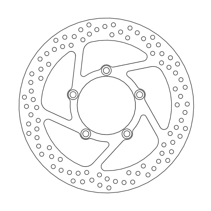 Halo Series Fixed Round Left Brake Rotor
